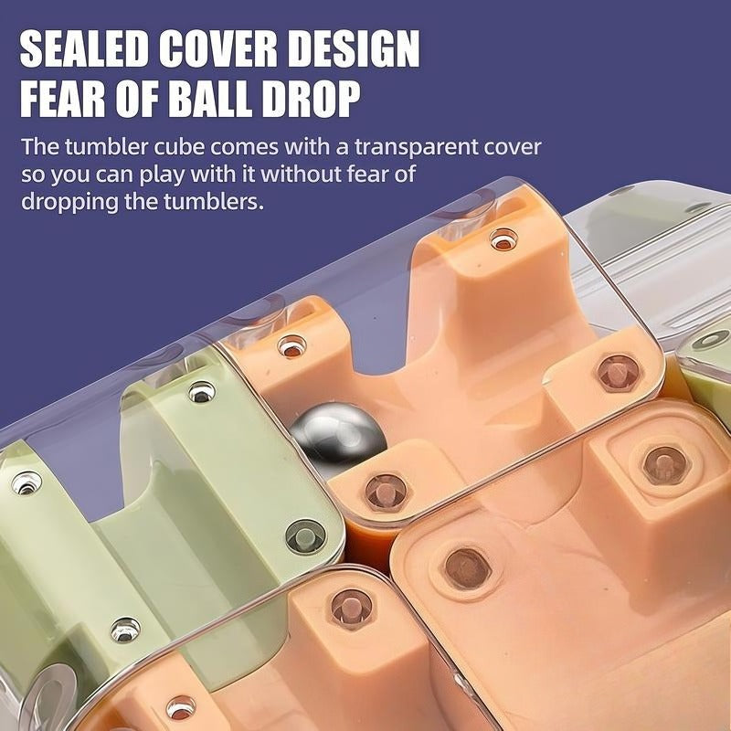Roller Ball Maze Cube – 3D Brain-Teaser Puzzle Toy