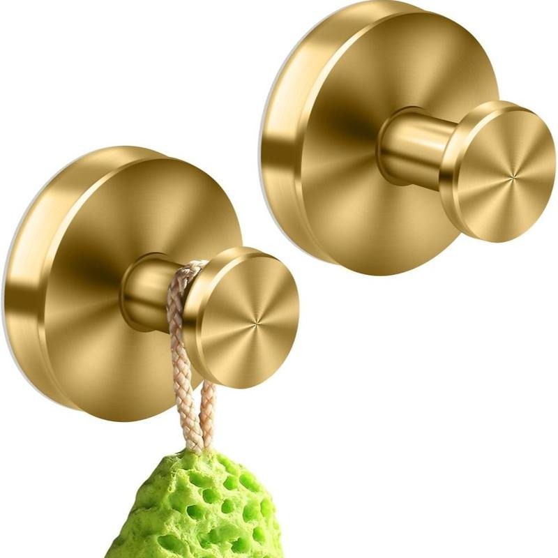 Black Shower Suction Hooks – Twist &amp; Lock No-Drill Bathroom Organizers