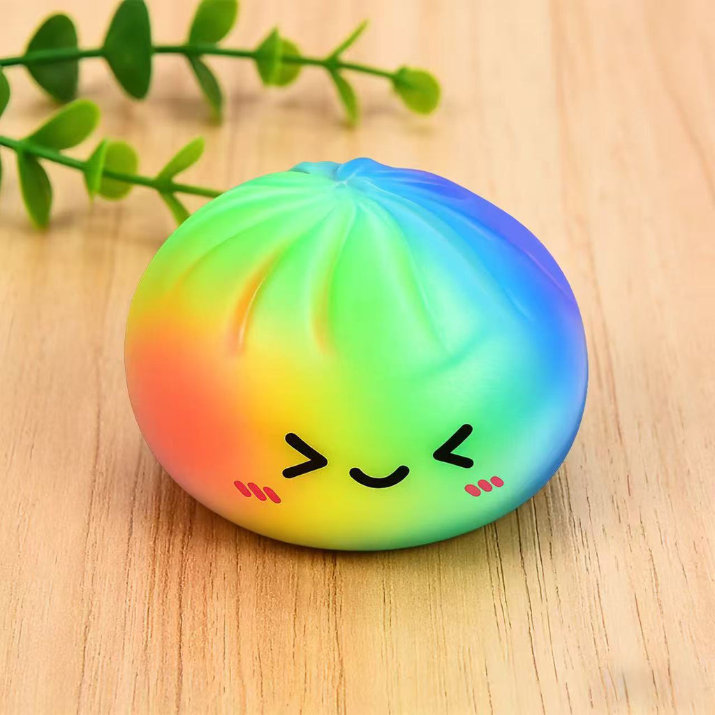 Stress-relieving toy expression buns