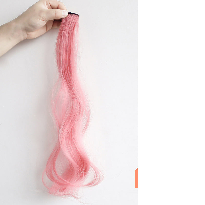 Curly Hair Extensions with Highlights Long Popular Color Wig