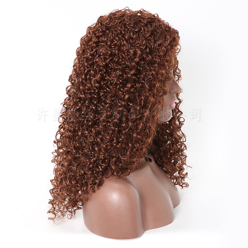 Cross-Border Hot Sale Fluffy Long Curly Wig