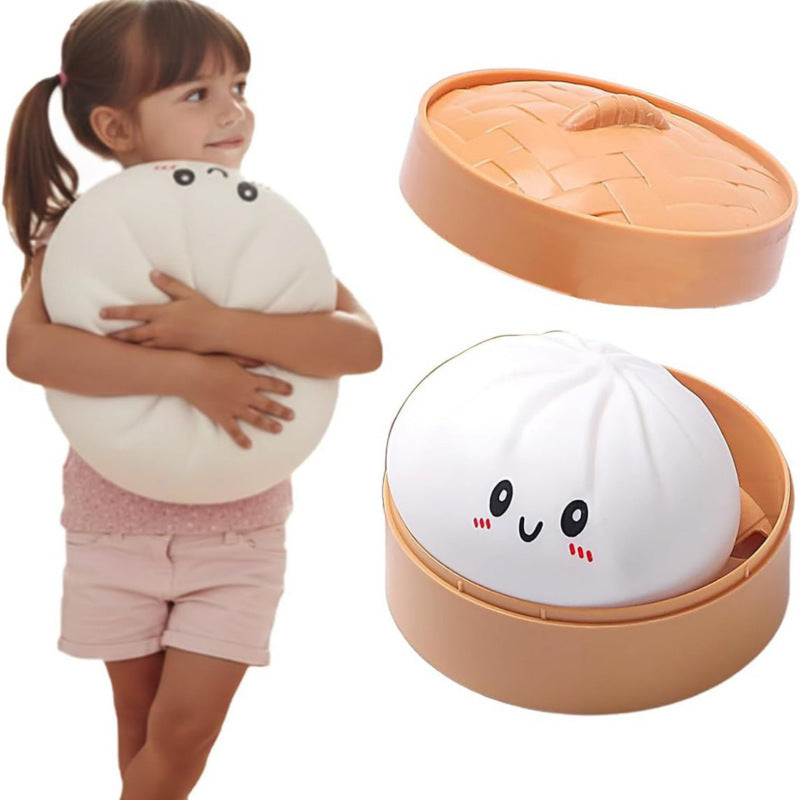 Stress-relieving toy expression buns