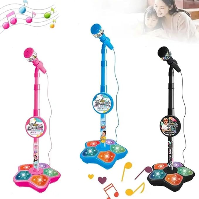 💥Microphone Toy, Karaoke Machine Toy with Light