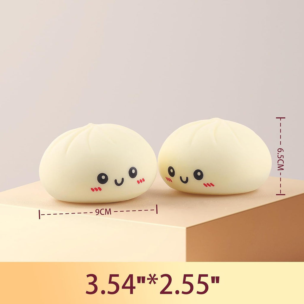 Stress-relieving toy expression buns