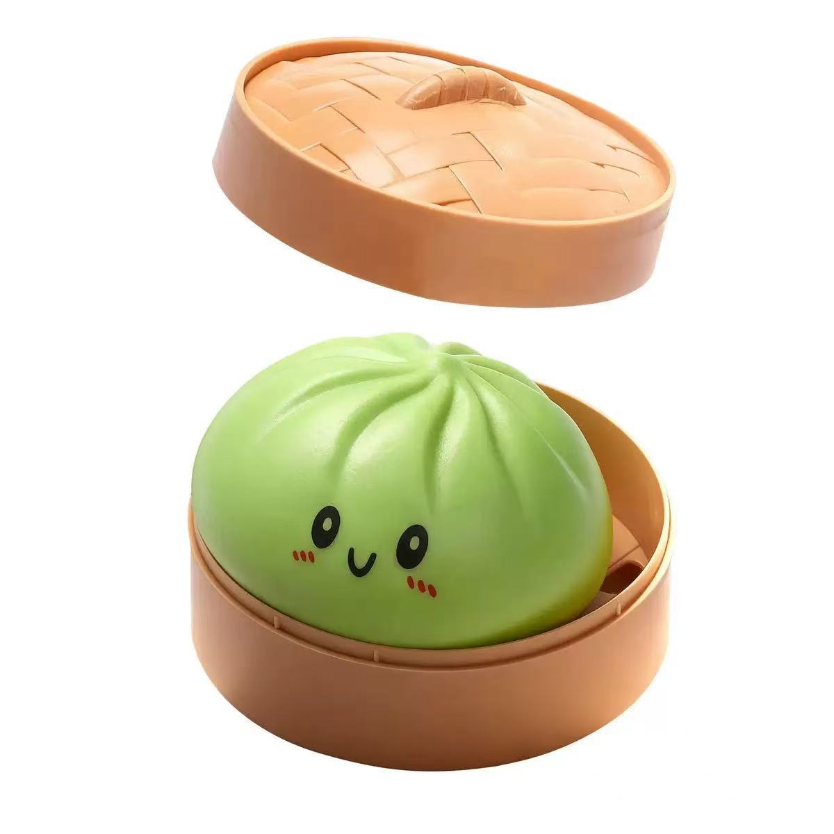 Stress-relieving toy expression buns