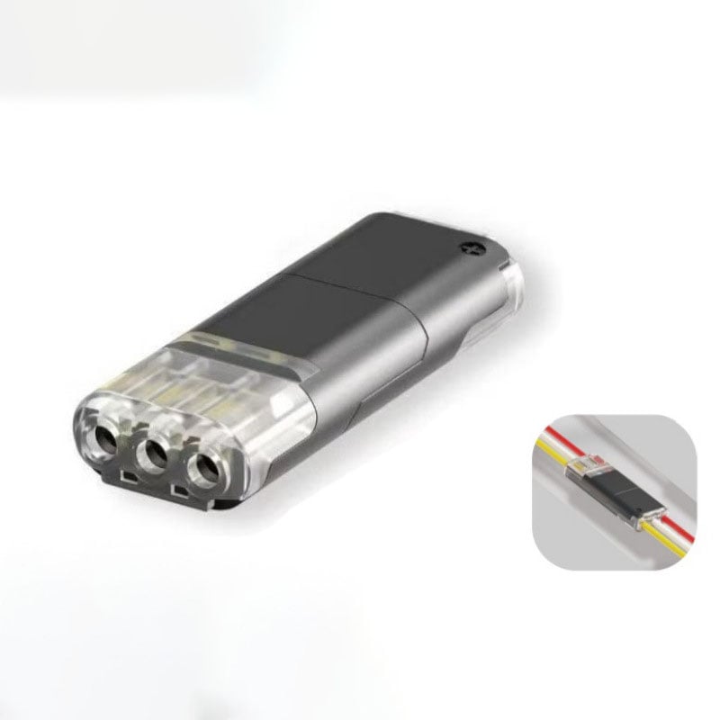 🔥LAST DAY 49% OFF - Double-Wire Plug-in Connector Led Light Strip Connectors 2 Pin