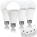 Rechargeable Emergency Light Bulbs - 4 Pack