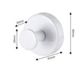 Black Shower Suction Hooks – Twist &amp; Lock No-Drill Bathroom Organizers