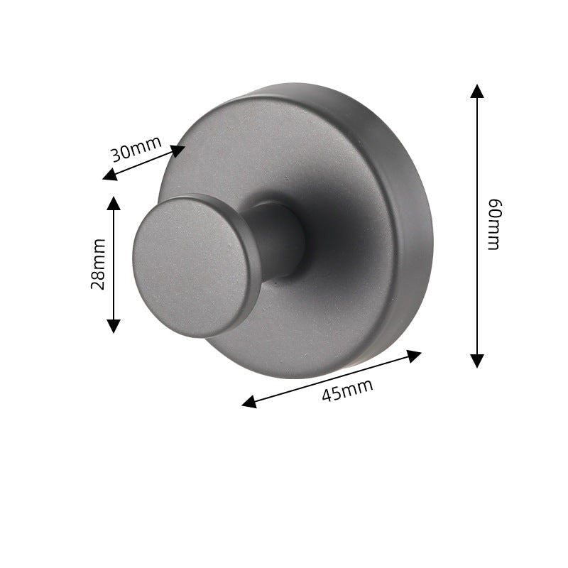 Black Shower Suction Hooks – Twist &amp; Lock No-Drill Bathroom Organizers