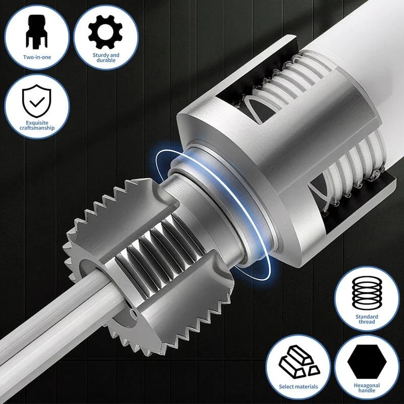 🛠️ Pipe Tapping and Threading Tool