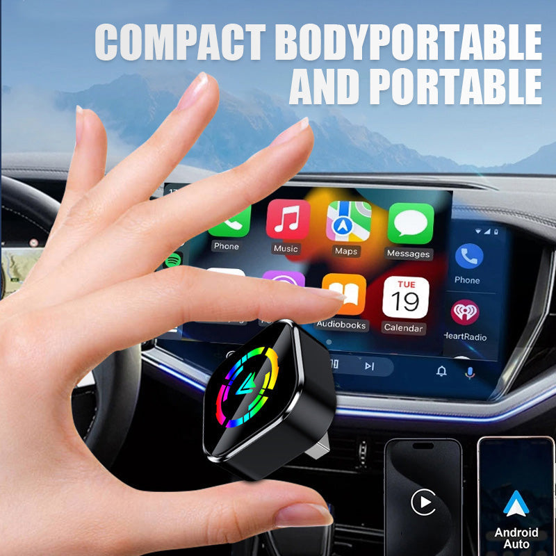 🎉Up to 50% OFF🎉2-in-1 Draadloze Adapter voor iPhone & Android Auto